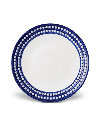 L'objet Perlee Bleu Dessert Plate In Blue, White