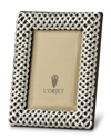 L'objet Platinum Braid 2" X 3" Picture Frame