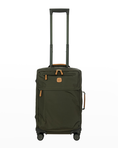 Bric's X-travel 21" Carry-on Spinner Luggage In Olive