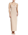 Commando Scoop-neck Microfibre Maxi Slip Dress In Beige