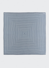 L'objet Concorde 4-piece Stripe Linen Sateen Napkin Set