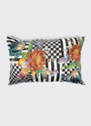 Mackenzie-childs Mackenzie Childs Courtly Flower Market Lumbar Pillow