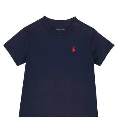 Polo Ralph Lauren Baby Boy's Cotton Jersey T-shirt In Blu