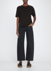 Khaite Mae Short-sleeved T-shirt In Black