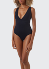 Melissa Odabash Pompeii Solid One-piece Swimsuit In Black