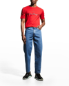 Ferragamo 1927 Logo-print Short-sleeve T-shirt In Nail Polish Red