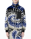 Amiri Tie-dye Polar Fleece Jacket - Atterley In Blue Bla