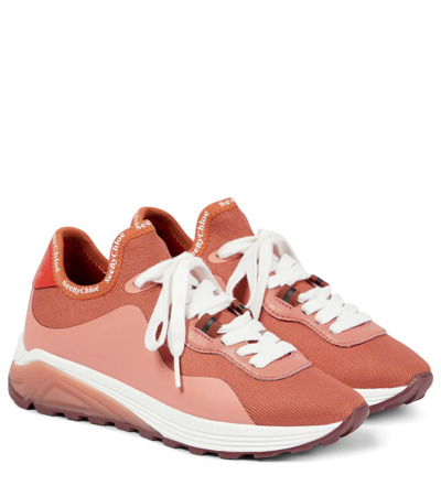 See By Chloé Brett Low-top Runner Sneakers In Pink