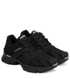 Balenciaga Phantom Mesh-paneled Sneakers In Black