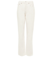 AGOLDE LANA MID-RISE STRAIGHT JEANS