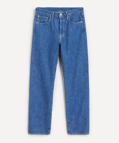 Acne Studios Trash Straight Leg Jeans In Dark Blue Trash