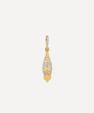 Annoushka 18ct Gold Mythology Diamond Champagne Bottle Locket Charm