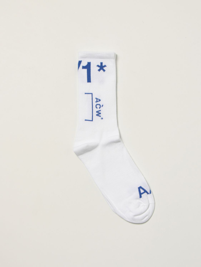 A-cold-wall* A-cold-wall * Socks With Inlay Logo In Blue | ModeSens