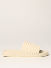 Bottega Veneta Salon 03 Rubber Slides In White