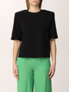 Federica Tosi Cotton T-shirt In Black