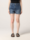 Isabel Marant Étoile Tihiana Isabel Marant Etoile Shorts In Washed Denim In Blue