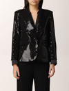 Zadig & Voltaire Sequin Blazer In Black
