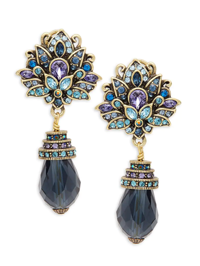 Heidi Daus Women's Montana Crystal & Rhinestone Floral Drop Earrings In Metal