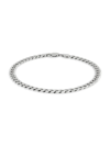 SAKS FIFTH AVENUE MADE IN ITALY MEN'S STERLING SILVER CURB CHAIN BRACELET