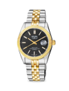 Gevril Men's West Village Swiss Automatic Two-toned Ss Ipyg Stainless Steel Bracelet Watch 40mm In Black