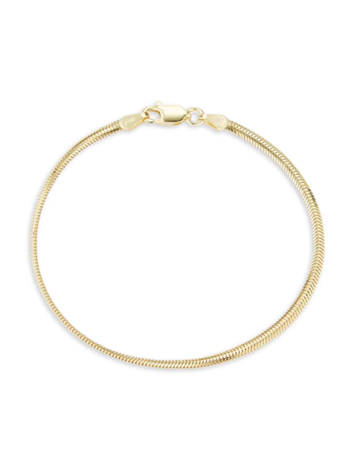 Chloe & Madison Women's 18k Yellow Goldplated Sterling Silver Omega Bracelet