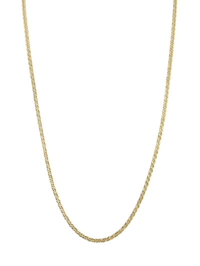 Chloe & Madison Women's 18k Goldplated Sterling Silver Italian Chain Necklace