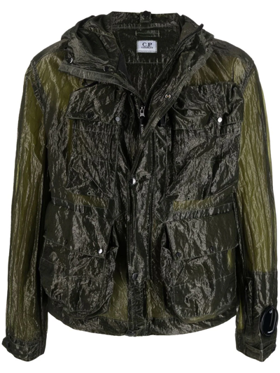 C.p. Company Kan-d Full Zip Jacket Burnt Olive In Verde | ModeSens