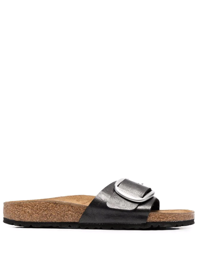 Birkenstock Madrid Single-strap Sandals In Grau