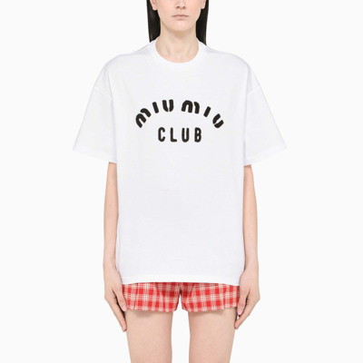 Miu Miu Miu Mi In White