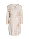 Nom Maternity Second Skin Maternity Robe In Dots