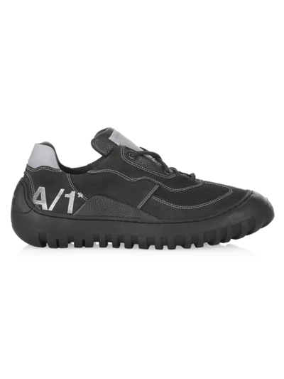 A-cold-wall* Strand 180 Leather Tread Sneakers In Black
