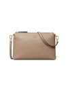 Tory Burch Kira Leather Crossbody Bag In Tan