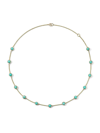 Ippolita 18k Yellow Gold Lollipop Turquoise Station Collar Necklace, 16-18