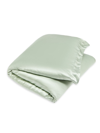 Gingerlily Signature Silk Duvet Cover In Sage Green