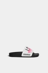 Dsquared2 Icon-print Pool Slides In White