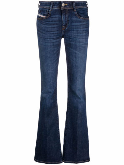 Diesel 1969 D-ebbey 09b90 Bootcut Jeans In Blue