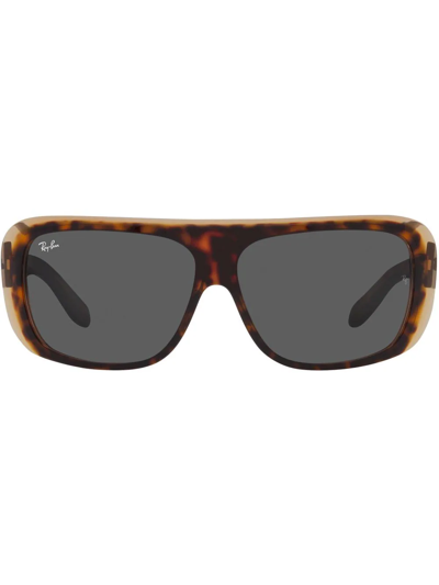 Ray Ban Rb2196 Blair Oversized-frame Sunglasses In Havana