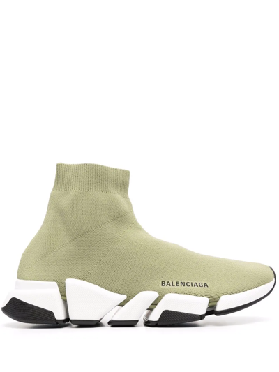 Balenciaga Speed 2.0 Sock-style Sneakers In Schwarz