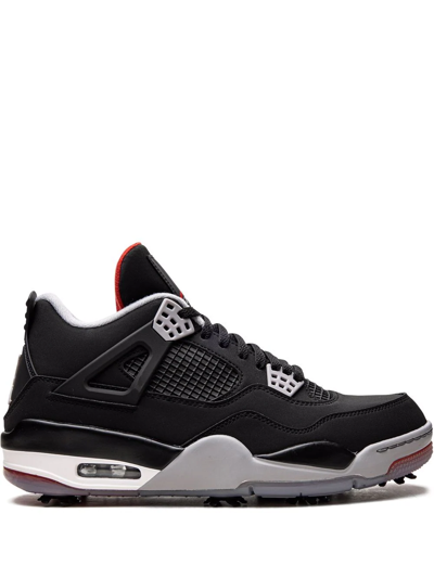 Jordan Air  4 Retro Golf Trainers In Black