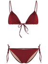 Lido Tie-fastening Bikini Bottoms In Rot