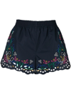 CHLOÉ BRODERIE ANGLAISE MINI SHORTS