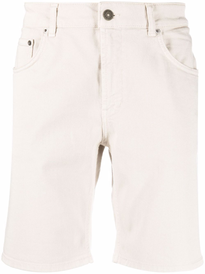 Dondup Straight-leg Cotton Shorts In Pink