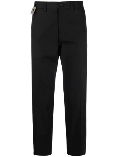 Craig Green Mid-rise Cropped Trousers In Schwarz