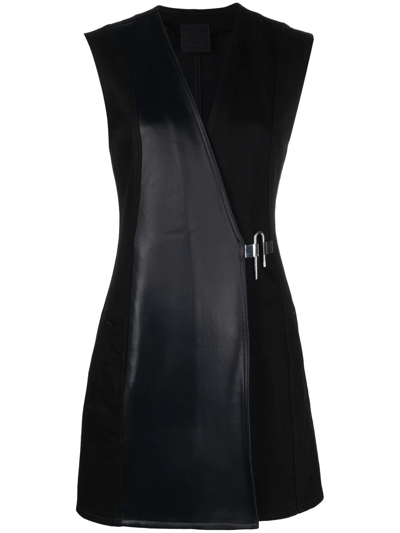 Givenchy Clip-detail Minidress In Schwarz