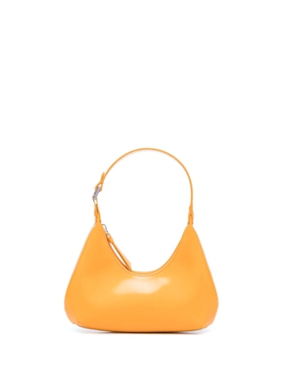 By Far Shoulder Bags Amber Leather Sunflower In Orange
