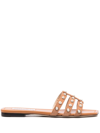 JIMMY CHOO HAZAL FLAT SANDALS