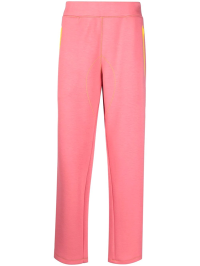 Moschino Two-tone Track Trousers In Pink