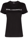 KARL LAGERFELD LOGO-PRINTED T-SHIRT