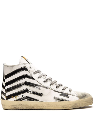 Golden Goose Francy High-top Sneakers In White