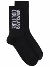 VERSACE JEANS COUTURE LOGO-PRINT SOCKS